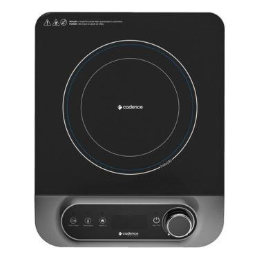 Imagem de Cooktop Portatil Inducao Vidro Preto 127v 1 Boca - Cadence