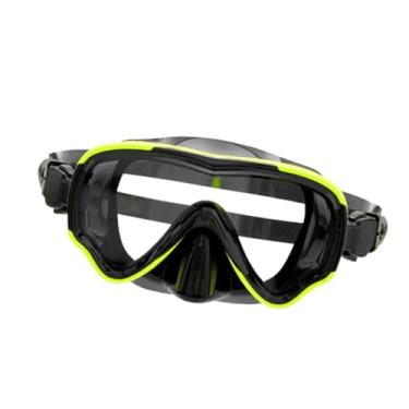 Imagem de Colaxi Óculos de mergulho máscara de mergulho óculos de natação , Amarelo Preto