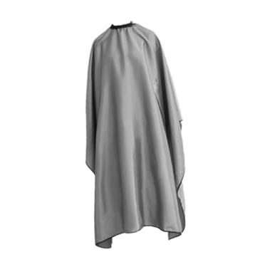 Imagem de Kokiya Salão barbeiro capa capa tinta capa corte de cabelo de cabelo multiuso capa cabelear, Cinza 140cmx160cm