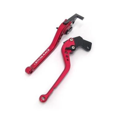 Imagem de Manete Esportivo Longo Gsxr Srad 750 2005 A 2006 - NoBrand, Vermelho