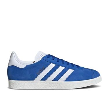 Imagem de adidas Tênis masculino Gazelle Indoor, Azul/branco nuvem/branco central, 41