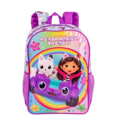 Imagem de Mochila Gabby Rainbows Grande Colorido Sestini