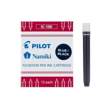 Imagem de Refil Para Caneta Tinteiro Pilot Ic-100 ul Escuro C/12
