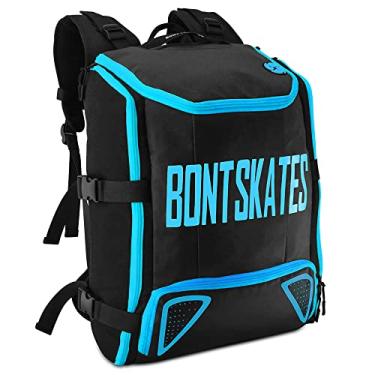 Imagem de Bont Patins - Mochila De Viagem Para Multiesportivos Patinação Velocidade Em No Gelo (Preto, Azul Gama)
