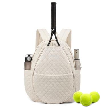 Imagem de Sucipi Bolsas De Tênis Femininas, Bolsa Leve Acolchoada Para Raquetes Tênis, Mochila Grande Capacidade Pickleball, Badminton