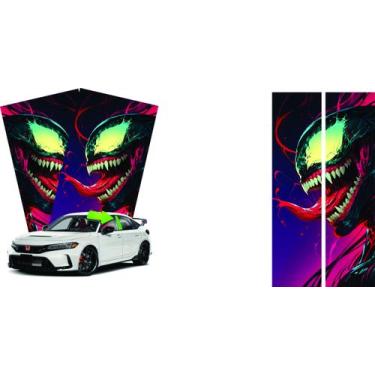 Imagem de Par De Adesivos Decorativo Coluna De Porta  Venom - Resitank