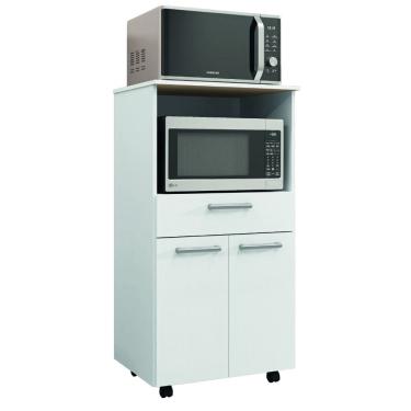 Imagem de Armário de Cozinha Balcão Multiuso Duplo Forno Duetto Branco Kit`s Paraná