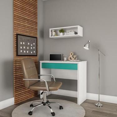 Imagem de Cadeira de Escritório Secretária Giratória Eliot Marrom - Mobly