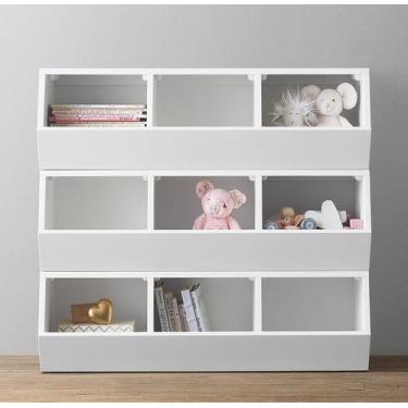 Imagem de Organizador Infantil Teca 100% mdf (criança Quarto) - WoodCore