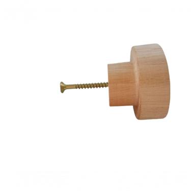 Imagem de Puxador Gaveta Madeira Eucalipto 4x3 - 5 Un