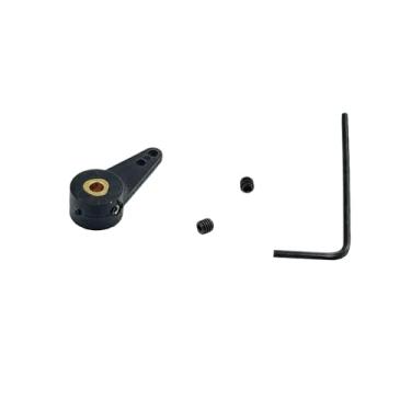 Imagem de 1PC RC Boat Nylon Rudder Steering Arm with 3mm Shaft Hole Rudder Arm Adapter for RC Ship DIY Model Boat Parts (Single Arm)