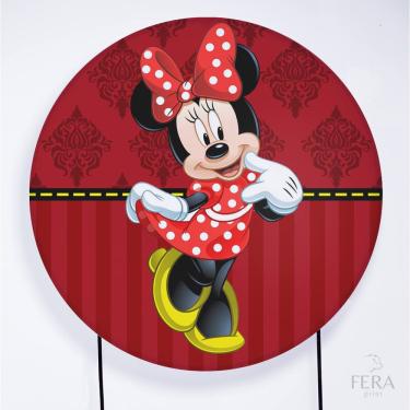 Imagem de Painel Decorativo para Festa 1,80x1,80 metros Vesti Fácil com Elástico Minnie - Fera Print