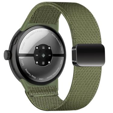 Imagem de Conidido Compatível com Google Pixel Watch 3 de 41 mm/PixelWatch 2, pulseira esportiva macia de nylon elástico, fecho magnético ajustável, pulseira de substituição para Pixel Watch - para mulheres e