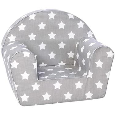 Imagem de Delsit Sofá infantil para crianças – Poltrona confortável para crianças, sofá de espuma leve e cadeira de leitura com capa removível, feito na Europa