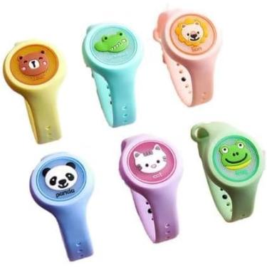 Imagem de Pulseira Infantil Repelente De Mosquitos À Prova D'água Luminosa