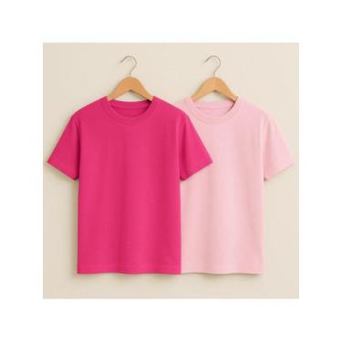 Imagem de Kit 2 Camisetas Básicas Streetwear Camisa T-Shirt Masculina Slim  Algo