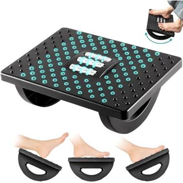 Imagem de Apoio Ergonômico para Pés com Massageador para Escritório e Home Office - O Fim do Desconforto e o Começo do Seu Alívio Diário