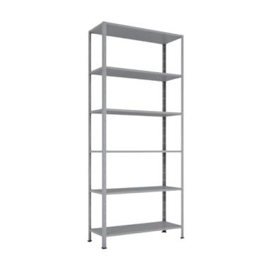 Imagem de Estante Organizadora Multiuso com Mini Estante para Livros e Livreiro de Aço - Estante para Ambientes Elegantes(Cinza)