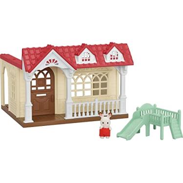 Imagem de Sylvanian Families - Sweet Raspberry Home Jogo com Coelho Bebê Chocolate, 3+ Anos, Multicor, 5393