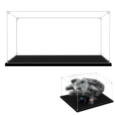 Imagem de LILIKAKA Vitrine De Acrílico Para Lego 75375 Millennium Falcon, 29 X 24 16 Cm (11,41 9,44 6,29 Polegadas), Proteja Seus Itens Colecionáveis Da Poeira Com Uma Transparente
