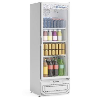 Imagem de Expositor Vertical Porta De Vidro Gptu40el Gelopar Refrigerador 410 Litros Branco 110v