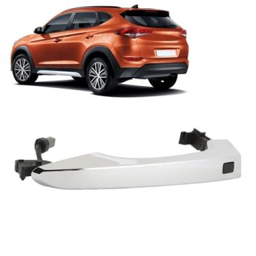 Imagem de Cffuvros Maçaneta Porta Externa para Tucson 2016-2021, Ergonômico, Segur Confortável, Carro Fora Porta Frente Punheta de Chave Inteligente (Direita 82661-D3710)