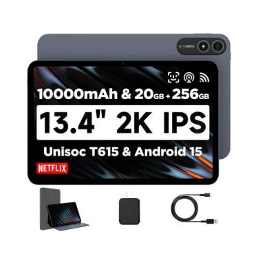 Imagem de Tablet BNCF Bpad 13 13,4" Android 15 20 GB+256 GB 10000mAh