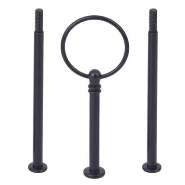 Imagem de Snadulor Suporte de bolo de 33 cm de 33 cm para frutas e pratos pesados, suporte redondo para haste