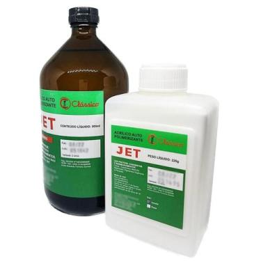 Imagem de Acrílico Kit Auto Líquido 500Ml + Pó Incolor 220G Super Cola - Jet Clá