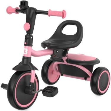Imagem de Triciclo besrey para crianças de 18 meses a 5 anos rosa