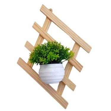 Imagem de Cachepot Plantas Artificiais Flores Treliça Jardim Vertical - Lilas In