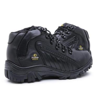 Imagem de Bota Cat Master Urbana Solado Borracha Coturno Couro - Fenny, Preto, 4