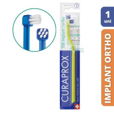 Imagem de Escova Dental Curaprox  Implant Ortho 708  1 unidade, Laranja