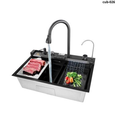 Imagem de Cuba Cozinha Gourmet Automática Multifuncional Digital Preta