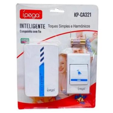 Imagem de Campainha Residencial Wireless Sem Fio Resistente Água - ipega