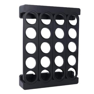 Imagem de AUNMAS Cafetora de café Cápsula de café Montada na Parede e Bancada para 20 Pods para café do Escritório da Cozinha (Preto)