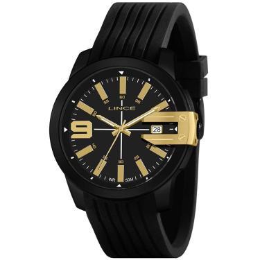 Imagem de Relógio LINCE borracha preto masculino MRP4708L P2PX