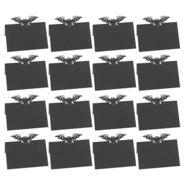 Imagem de BESTOYARD Números de mesa de casamento, 50 peças, cartões para morcegos de Halloween, cartões em branco, cartões de barraca de mesa, cartões de nome de casamento para mesa banquetes, jantares e festas