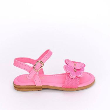 Imagem de Sandália Infantil Feminina Kidy Amar É Borboleta Pink