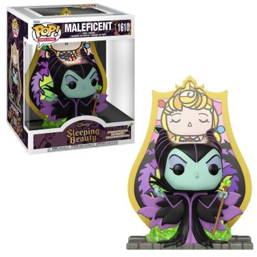 Imagem de Boneco Funko Pop! Deluxe Disney Vilões - Malévola com Vitral