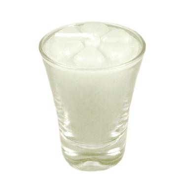 Imagem de Kit com 24 Velas Brancas e 24 Copos de Vidro - Velitas