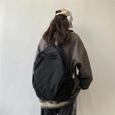 Imagem de Mochila de estudante escolar mochila universitária bolsa de viagem mod