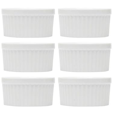 Imagem de Conjunto de 6 Ramequins Classic de Porcelana 155ml - Lyor