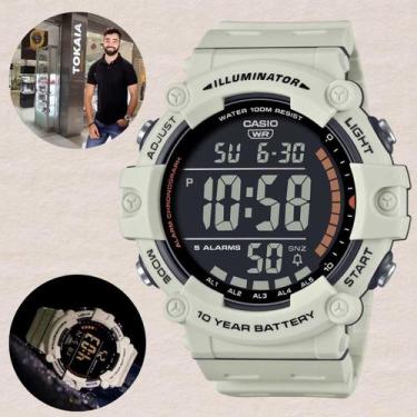 Imagem de Relógio de Pulso da Marca Casio Masculino Grande Digital Esportivo Pro