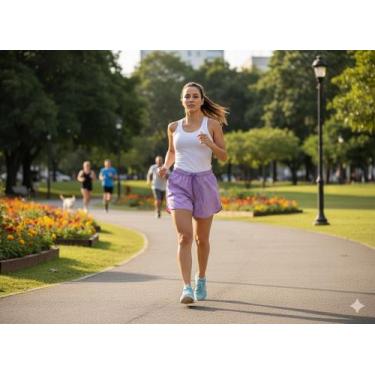 Imagem de Shorts Feminino Esportivo Saída de Praia Piscina em Tactel - Sevile, L