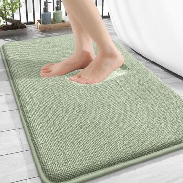 Imagem de Tapete de banho Memory Foam OLANLY Thick 30x20cm Sage Green