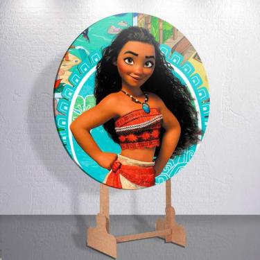 Imagem de Capas p/ Painel Sem Estrutura Redondo Baby Princesa Dos Mares Sublimad