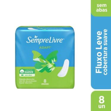 Imagem de Absorvente Sempre Livre Adapt Suave Sem Abas 8 Unidades