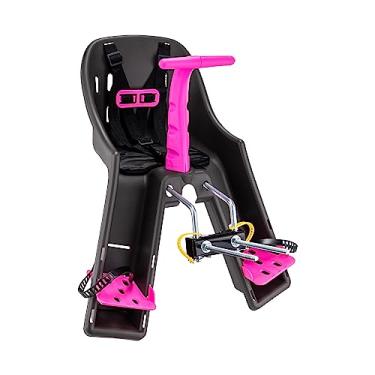 Imagem de CADEIRINHA DIANTEIRA BABY BIKE GRAFITE COM ROSA