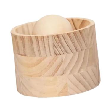 Imagem de Generic Ferramenta de Prensa de Bolinhos de Madeira, Molde de Prensagem de Massa de Madeira para Festa em Restaurante